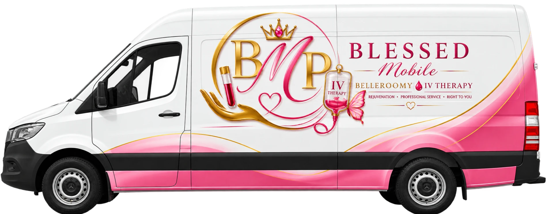 Blessed Mobile Phlebotomy branded mobile service van